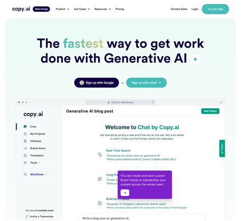 Copy Ai Write Better Marketing Copy And Content With Ai Explore