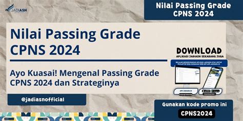 Nilai Passing Grade Cpns Berapa Yang Harus Dicapai