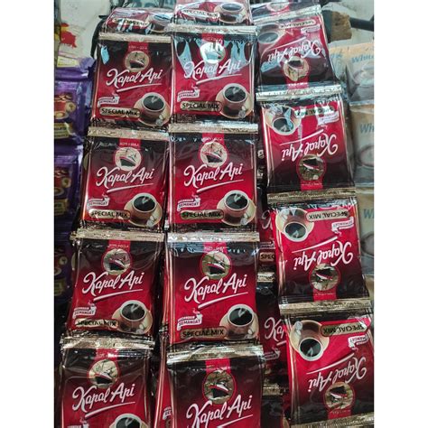 Jual Kopi Kapal Api Special Mix Rencengan 10 Sachet Shopee Indonesia