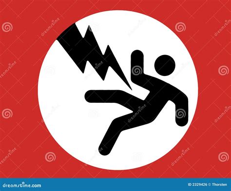 Shock Warning Electric Fence Symbol Sign Vector Illustration Isolate