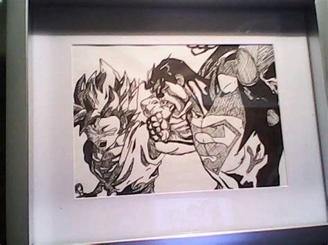 goku vs. superman comic draeing by sarah-jg on DeviantArt