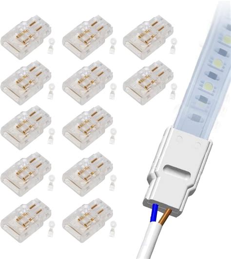 Goochan Pin Led Connector For Mm Wide Ip Single Color Led Strip