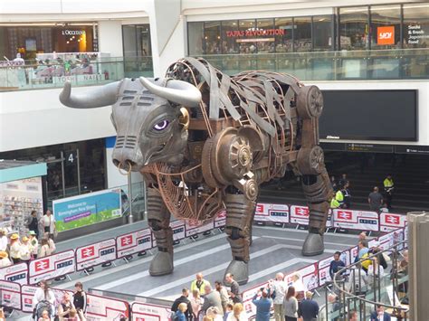 Ozzy Birmingham S Mechanical Bull At Birmingham New Street Station A