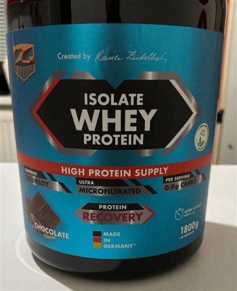 Isolate Whey Protein Chocolate Z Konzept kalórie kJ a nutričné