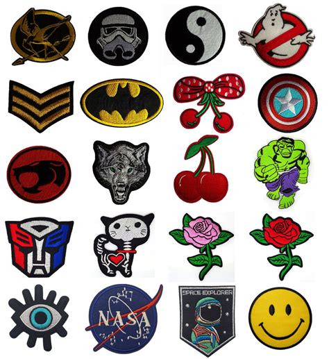 Embroidered Iron On Sew On Patches Badges Transfers Fancy Dress EBay