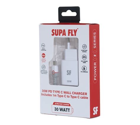 Supa Fly Ultra Fast Pd 30w Usb Type C Wall Charger Makro