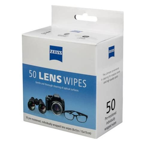 Zeiss Lens Wipes 50 Pre Moistened Eyeglass Cleaning Wipes Walmart