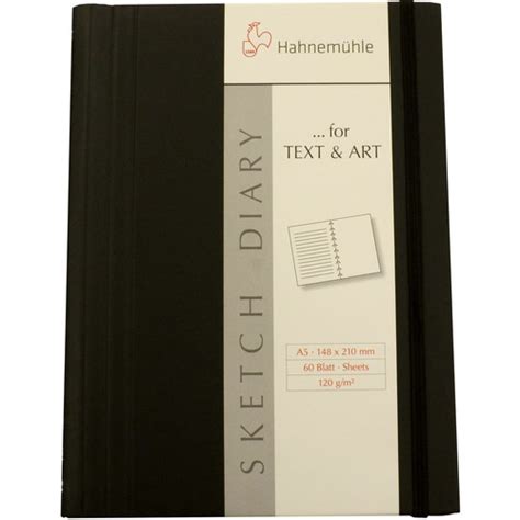 Hahnemuhle Sketch Diary A6 Size Black 60 Sheets 10628753 Bandh