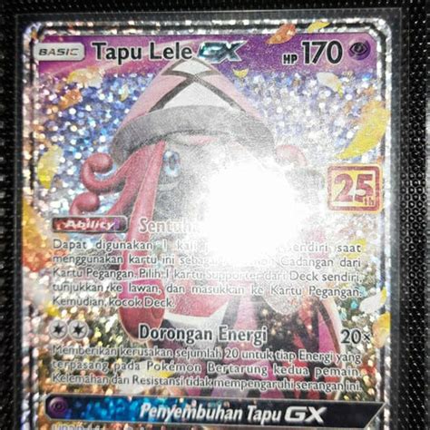 Jual Tapu Lele Gx Promo 25th Celebration Kartu Pokemon TCG Indonesia