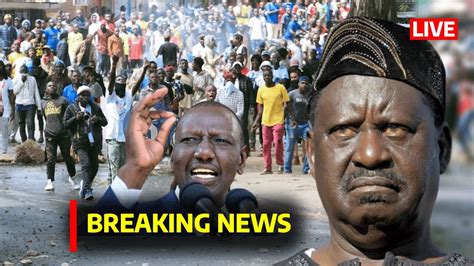 Breaking News Ni Kesho Maandamano Raila Azungumza Kuhusu Maandamano