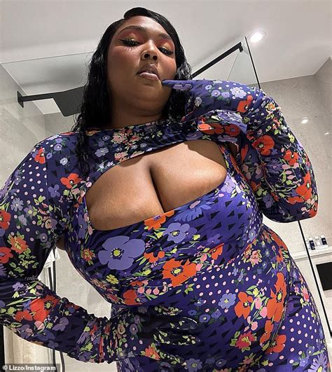 Lizzo Flaunts Her Sensational Curves In A Purple Catsuit From Yitty As