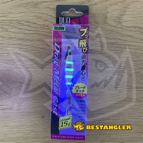 Duo Drag Metal Cast Shot G Zebra Glow Pja Bestangler