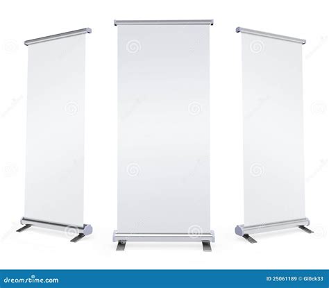 blanc enroulez le drapeau illustration stock illustration du