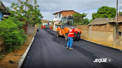 Prefeitura De Jequié Avança Com Pavimentação Asfáltica No Bairro Km 3 E