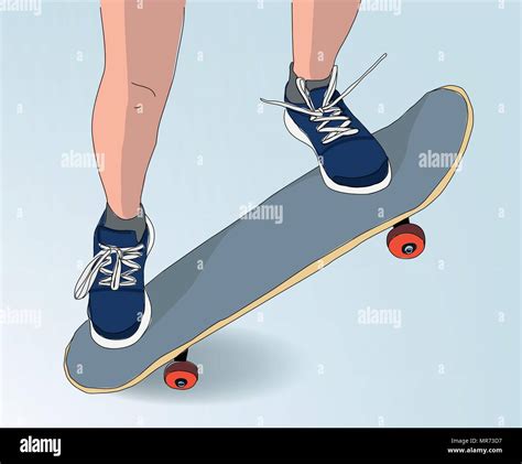 Skateboard Stock Vector Images Alamy