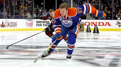 Nhl Skills Competition Connor Mcdavid Shea Weber Win Honors For Speed