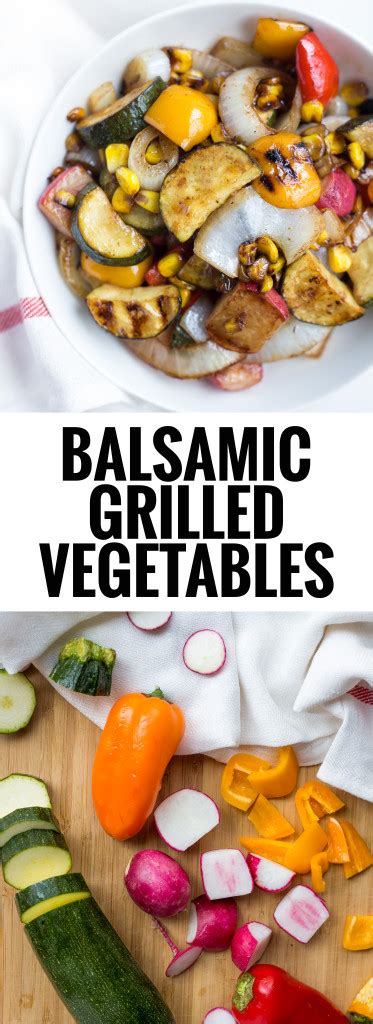 Balsamic Grilled Vegetables Fooduzzi