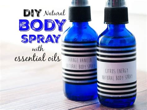 Diy Body Spray With Essential Oils Happy Healthy Mama