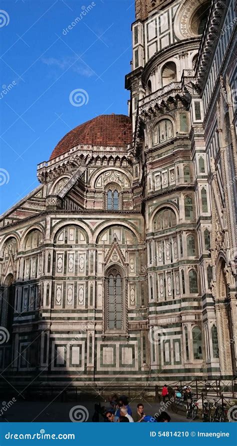 Santa Maria Del Fiore Cathedral Architectural Details Editorial Image Image Of Dome Italian