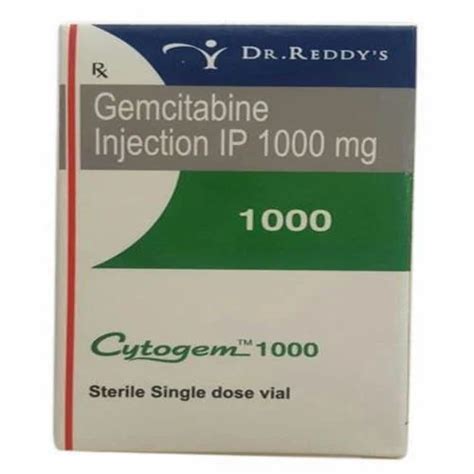 Dr Reddy S Gemcitabine Cytogem Mg Injection Dr Reddys Packaging