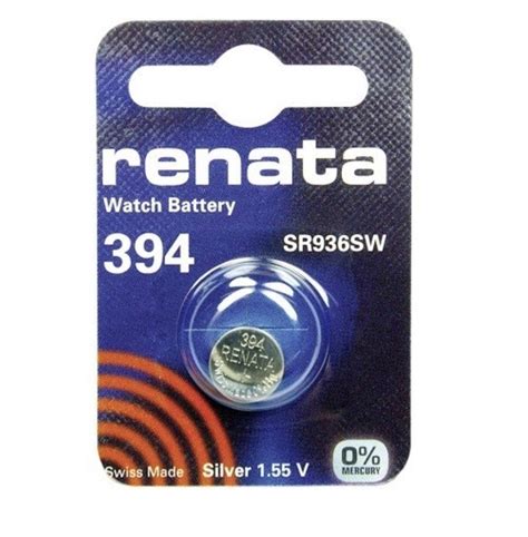 Батарейка Renata R394 SR936SW Silver Oxide 1 шт – фото, отзывы ...