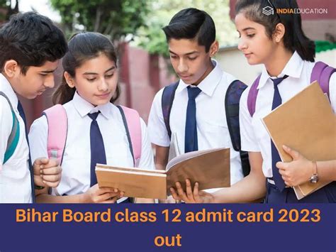 Bihar Board Class 12 Admit Card 2023 Out