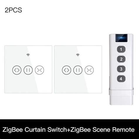 Interrupteur Zigbee Interrupteur Tactile Rf Intelligent Pour Rideaux