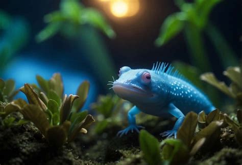 Blue Neon Axolotl Unveiling The Aquatic Wonder Of Our Time Embora Pets