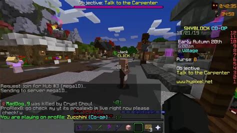 Skyblock Minecraft Hypixel Livestream YouTube