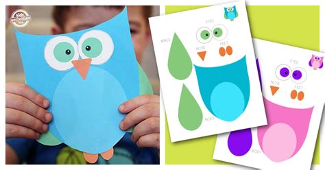 Super Cute Preschool Owl Craft With Printable Owl Template Kids