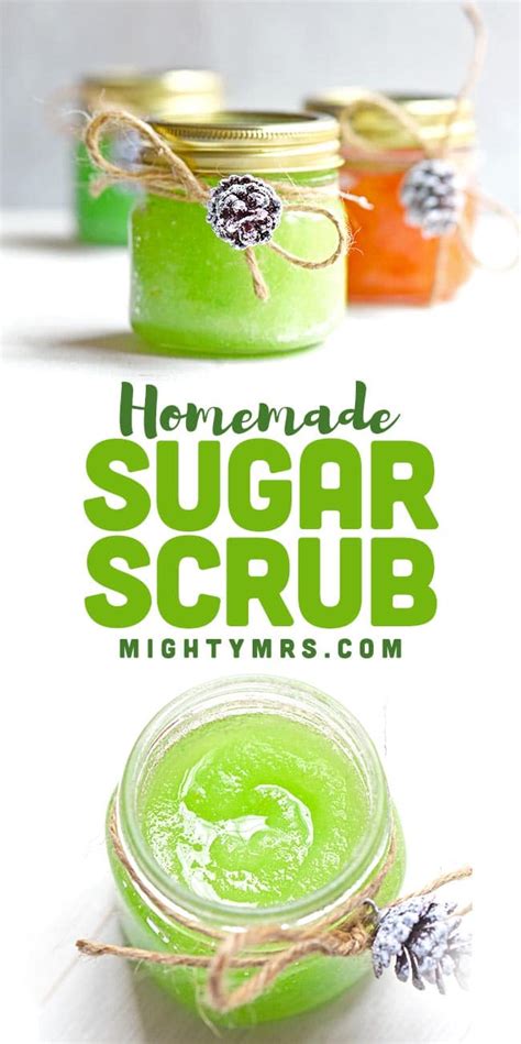 Simple Homemade Sugar Scrub Mighty Mrsmighty Mrs