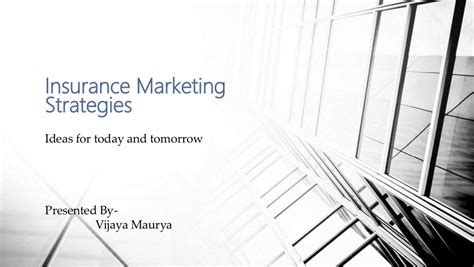 Insurance Marketing Strategies