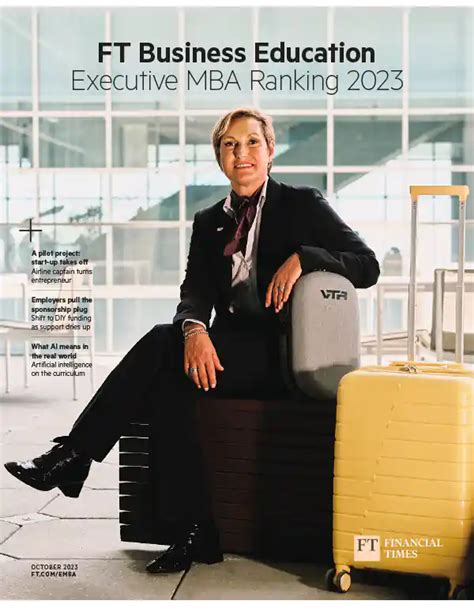 FT Business Education – Executive MBA Ranking 2023 – October 2023 ...