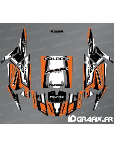 Kit de decoració Straight Edition Taronja IDgrafix Polaris RZ