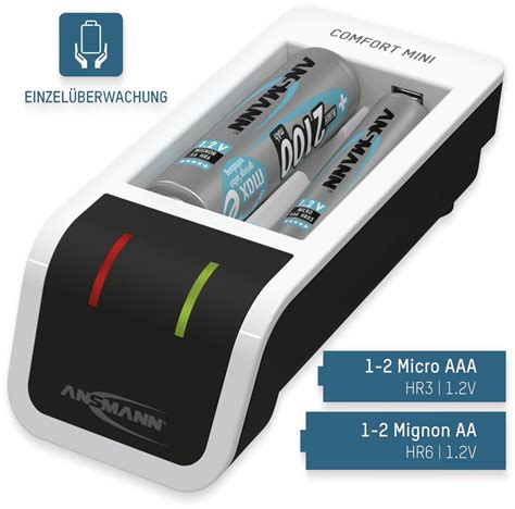 Ladeger T Ansmann Comfort Mini Aa Mit Usb Eingang Online Kaufen