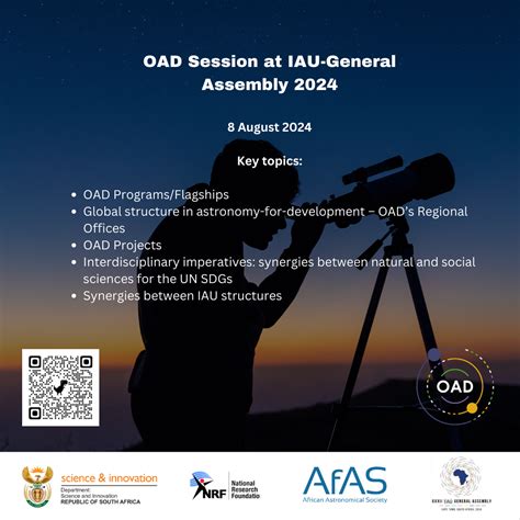 Oad Session At Iau General Assembly 2024 Iau Office Of Astronomy For