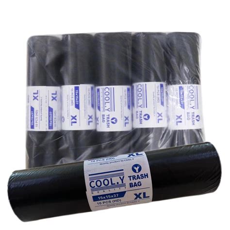 Trash Bag Garbage Bag Rolled Black Smlxlxxl Shopee Philippines