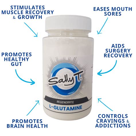 Sally T L Glutamine Powder 150g300g Sally T Nutrition Supplements