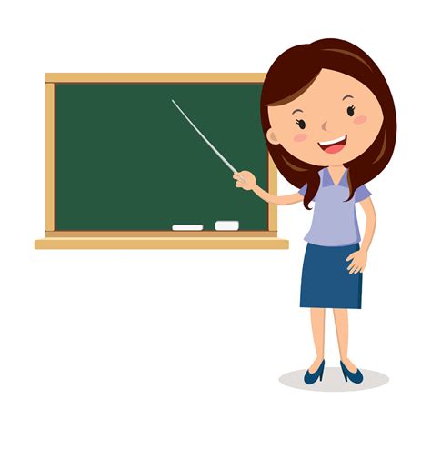 Blackboard Teachers Teacher Cartoon Free Photo Png Teacher Cartoon