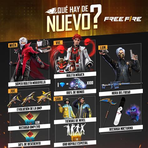 Agenda Semanal De Free Fire Septiembre Y Todas Las Novedades