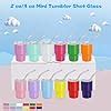 Amazon Yizhet Pcs Oz Mini Tumbler Shot Glass With Straw And