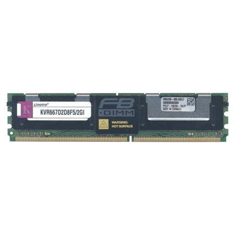 KVR667D2D8F5/2GI Kingston 2GB DDR2 Fully Buffered Server Memory