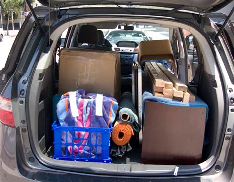 Honda Odyssey Cargo Space Behind Third Row