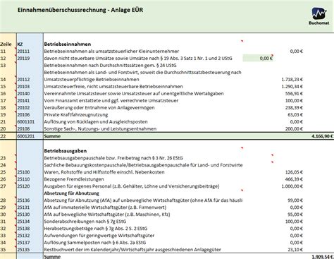 Buchhaltung Mit Excel