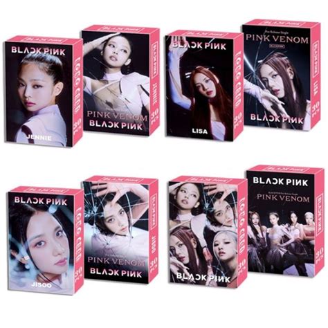 BINGTTY 30pcs Box Blink Idol Photo Print HD Cards BLACKPINK LISA JENNIE