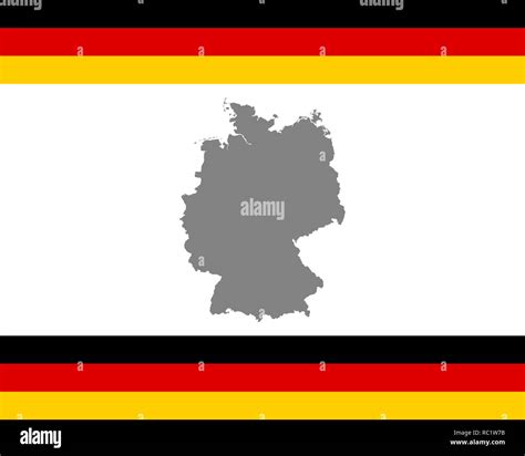 German flag and map Stock Photo - Alamy