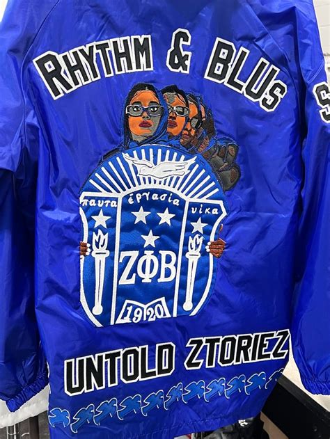 Zeta Phi Beta Custom Line Jacket Dope Jackets Line Jackets Custom