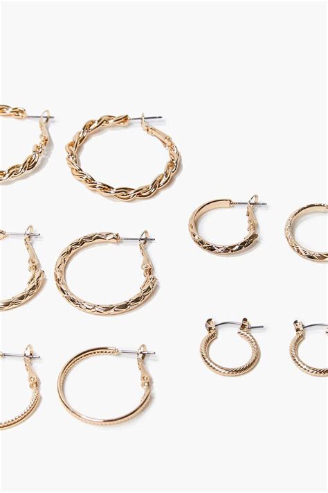 Variety Hoop Earring Set