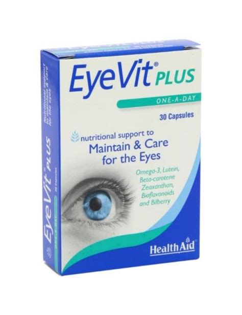 HEALTH AID EYE VIT PLUS 30CAPS