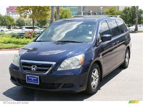 2005 Midnight Blue Pearl Honda Odyssey Ex L 96290066 Photo 2